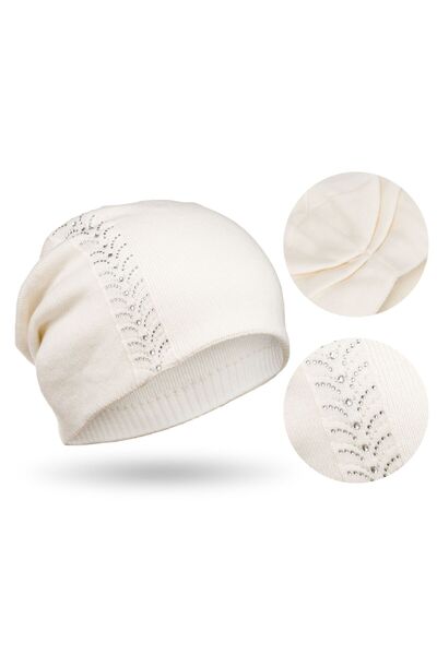 Other Căciulă albă pentru femei PETERSON cu model de cristale