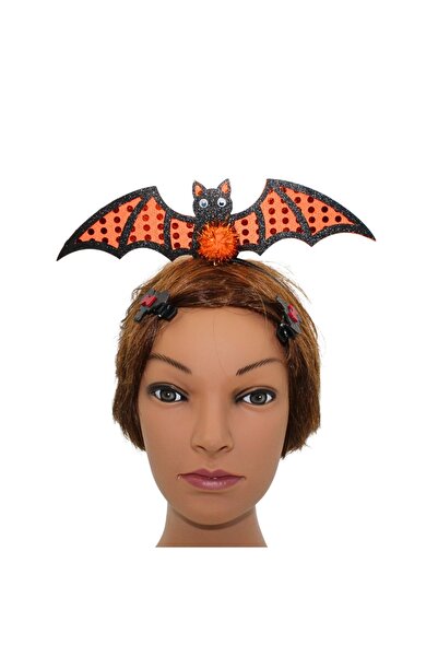 Goodmark Σετ αξεσουάρ, Halloween, κορώνα με 2 κλιπ, μοτίβο νυχτερίδα,