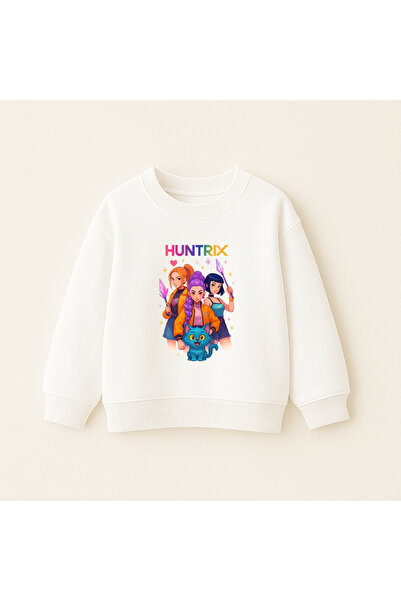 fasardi K-pop Demon Hunters Huntrix Zoey Rumi Mira cu imprimeu Hanorac cu mânecă lungă pentru fete tricou