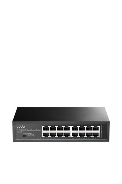 cudy Switch FS1016, 16 porturi 10/100Mbps, switch metalic