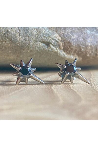 Viking Special Design Zircon Stone Nail Model S+ Quality 316L Stainless&Non-Tarnish Steel Earrings Pair