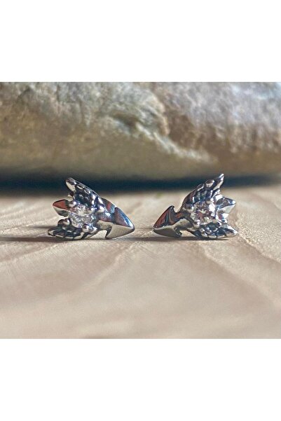 Viking Special Design Zircon Stone Nail Model S+ Quality 316L Stainless&Non-Tarnish Steel Earrings Pair