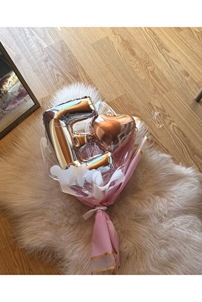 nesshomeeart Balon Harfli Buket