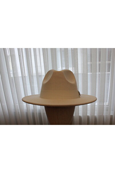 nuit White Fedora Hat with Red Lining