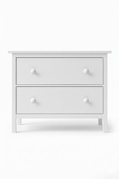 MegaVitrin 5 Pcs Porcelain Ball Knob White Kids Room Furniture Handle Ceramic Single Screw Drawer Handle (30 mm)