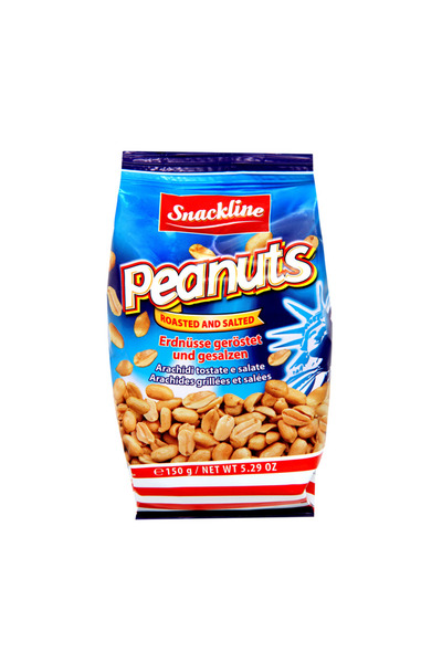 GUNZ Snackline Roasted and Salted Peanuts 150g