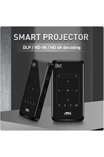 Generic Borregoo Portable Mini Smart Projector P09 - 4K ULTRA HD