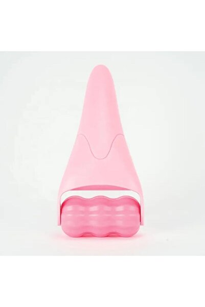 Naturachi Face Yoga Ice Roller Gua Sha Tırtıklı Yüz Masaj Aparatı Pembe Renk