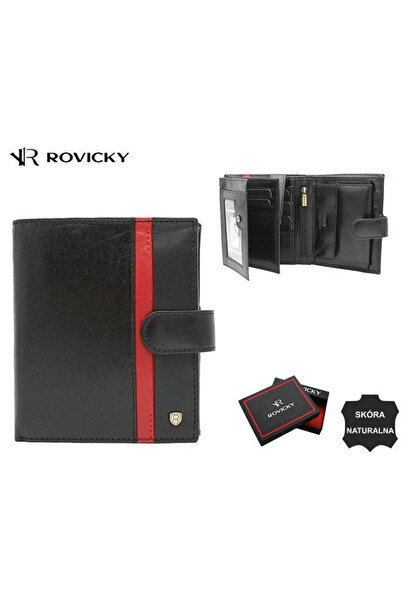 Other Large leather men's wallet with snap closure - Rovicky