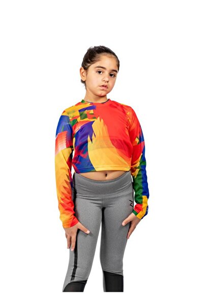 Zaecy Girl's Mesh Crop Top
