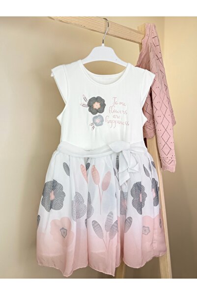 Yollo Kids فستان كارديجان للفتيات من عمر 3 إلى 6 سنوات