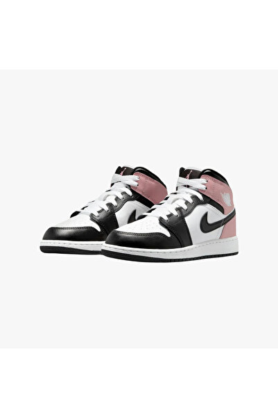 JORDAN 1 Mid "White Rust Pink Black"