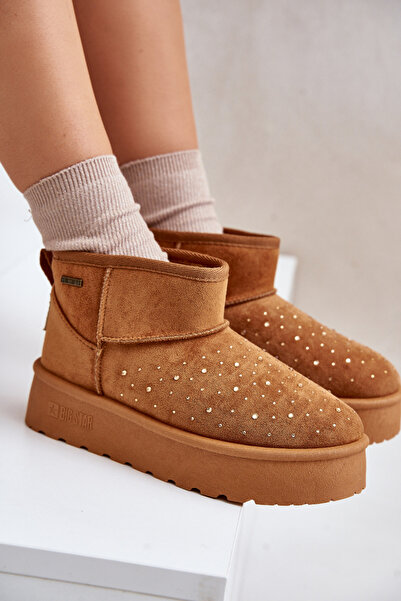 Big Star Shoes Cizme de zăpadă cu decor pe platformă Big Star OO274A104 Camel 36