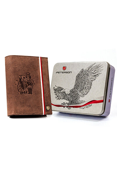 Other Large men's leather wallet with a patriotic motif - Peterson