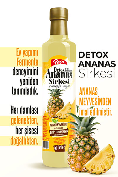 Paşa Kuruyemiş Detoks Ananas Sirkesi 500 ml
