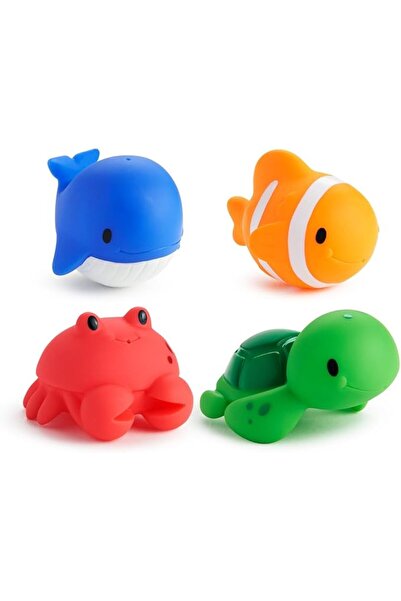 Munchkin Bath Time Ocean Animals Water Squirters, 4 Pack