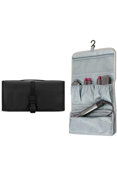 Saharaz حقيبة سفر متعددة الاستخدامات لتنظيم أدوات الشعر مع خطاف، لفرش مجففات ...