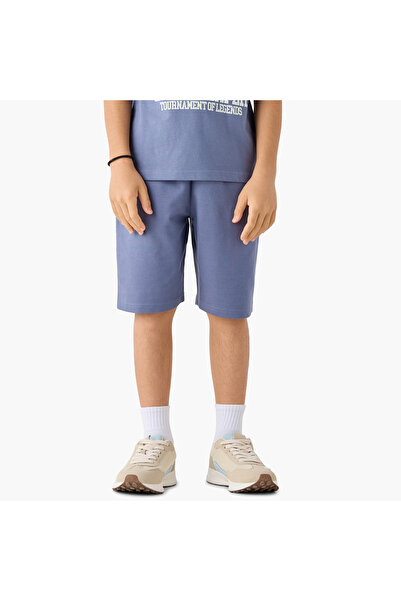 Juniors 3-Piece Printed T-shirts and Shorts Set
