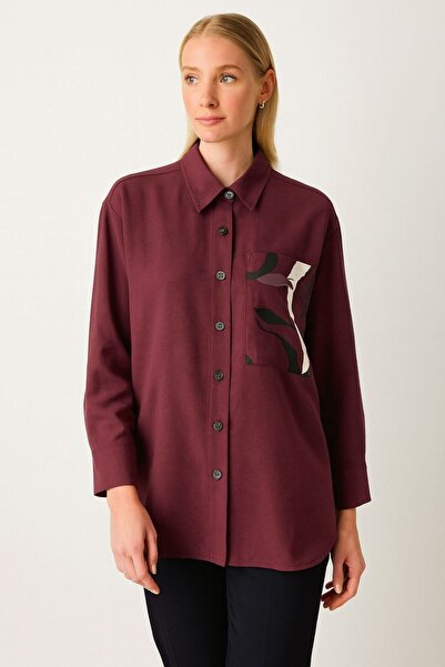 Faik Sönmez Önde Cep Detaylı Gömlek 012-26k