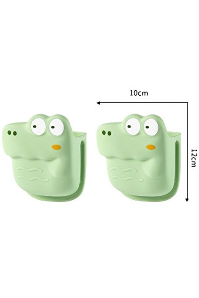 Flippy Silicone Oven Glove, Flippy, For High Temperatures, Cartoon Pattern, 10x12 cm, Green