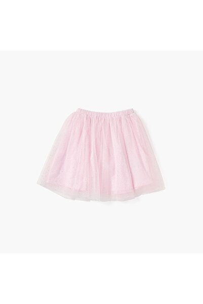 Juniors Embellished Round Neck Top and Skirt Set