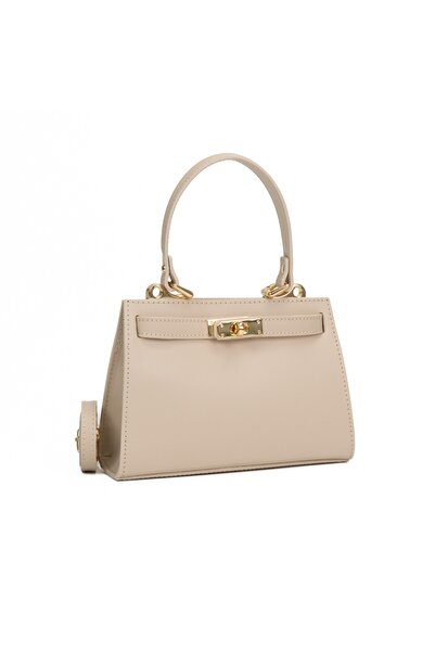 Posete Fagaras Γυναικείο πορτοφόλι Gloria από δέρμα - Μπεζ, 1 διαμέρισμα, 1 τ...