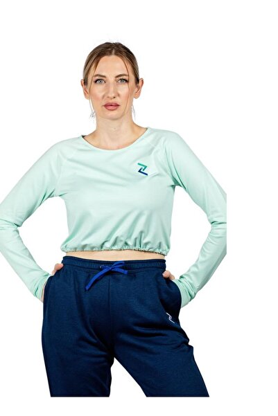 Zaecy Women's Full Sleeve Crop Top