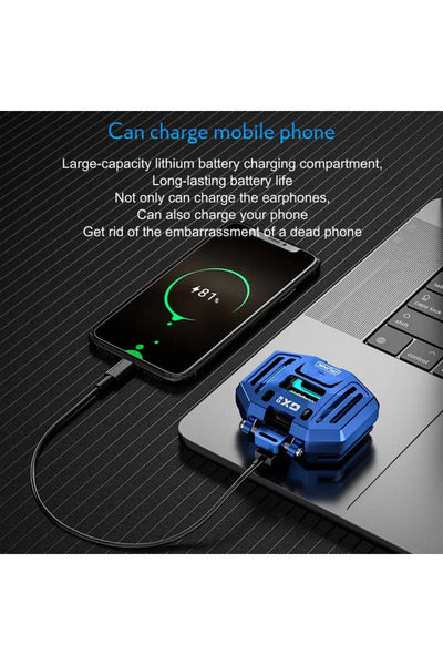 VALA DX-05 Wireless In-Ear Earbuds, Bluetooth 5.3, LED Display, Touch Control, ANC, RGB