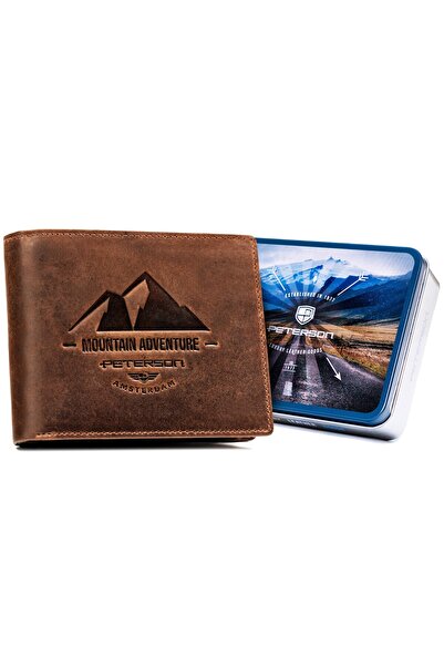 Other Portofel mare din piele pentru bărbați cu relief decorativ - Peterson