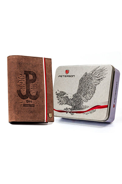 Other Large men's leather wallet with a patriotic motif - Peterson