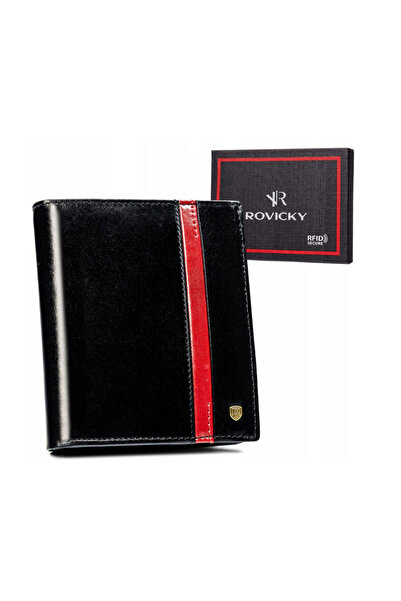 Other Large men's leather wallet without clasp - Rovicky