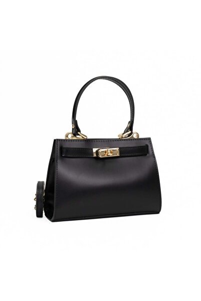 Posete Fagaras Poseta Piele Gloria - Negru, Geanta Casual din Piele Naturala,...