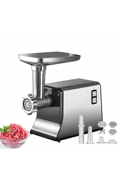 ET-LIFE Electric Meat Grinder, 1000W, Stainless Steel Food Grinder High Volume Mincer, for Home Kitchen Use