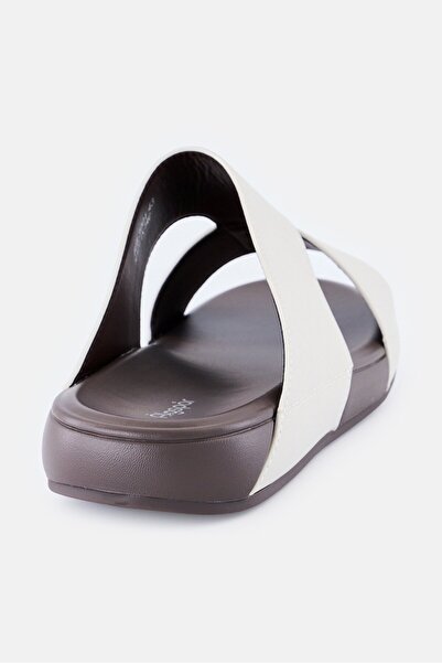 Algspar Men Slip On Arabic Sandals, Beige