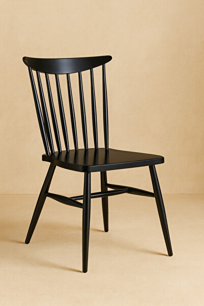 KaiHome Kırlangıç Ahşap Mutfak Sandalyesi Cafe Restoran Salon Sandalye