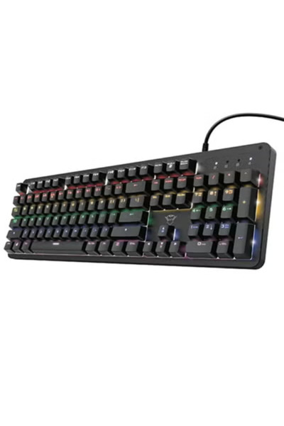 Trust GXT 863 Mazz Mechanical Keyboard Dutch QWERTY, Outemu Red Switch, 14 Color Modes, USB
