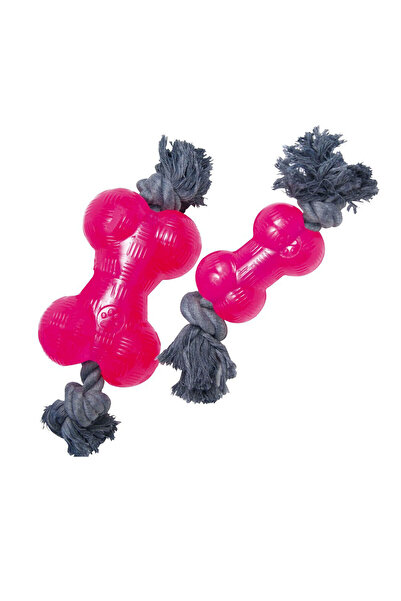 Gloria Jucărie pentru câini Os roz S (9 cm)