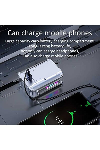 VALA Căști intraauriculare wireless DX-08 TWS – Bluetooth 5.3, afișaj LED, control tactil, IPX5