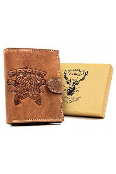 Other Large, vertical men's wallet made of genuine leather - Always Wild