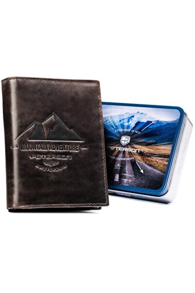 Other Large men's vertical wallet made of genuine leather - Peterson
