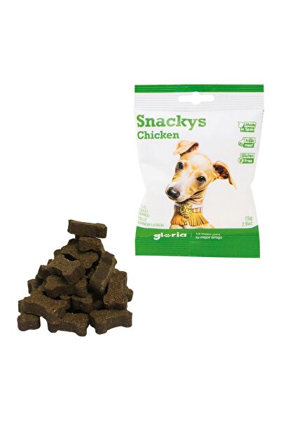 Gloria Gustare pentru câini Snackys cu pui (30 x 75 g)