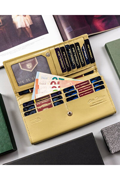 Other Large women's leather wallet with a clasp and snap closure - Peterson