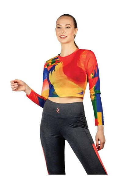 Zaecy Women's Mesh Crop Top