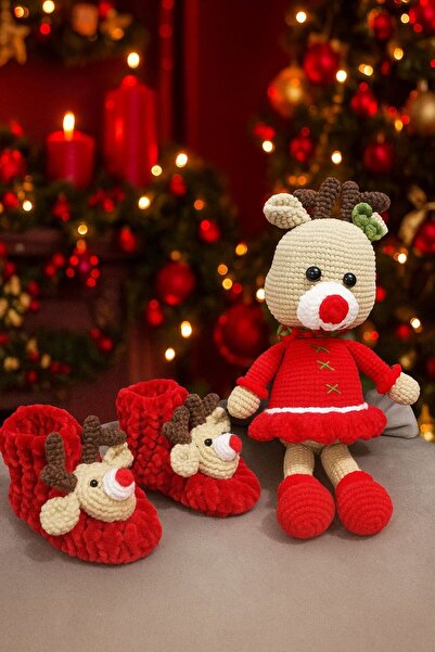 UZYKN AMIGURUMI GEYIK PATIK VE UYKU ARKADASI