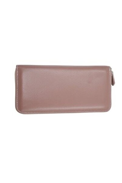 HASSION women's wallet, genuine leather, B02, light brown