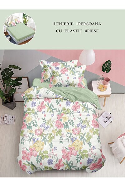 CHIRASO CHIRASO Bedding, Finet, 1 person, 4 Pieces, ELASTIC Sheet 140x200cm, Cover 155x200, 2 Pillowcases