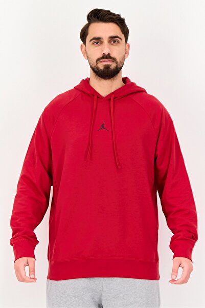 Nike Men Dri Fit Long Sleeve Outdoor Hoodie, Red