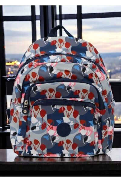 OEM Women's backpack in durable textile material, adjustable straps, N65 color 6