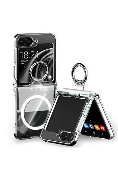 Mercury MagSafe Pro Θήκη Δαχτυλίδι για Samsung Galaxy Z Flip6, Διαφανής