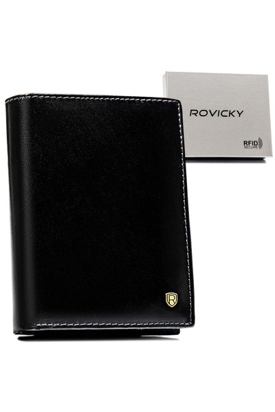 Other Classic, spacious men's wallet made of leather - Rovicky